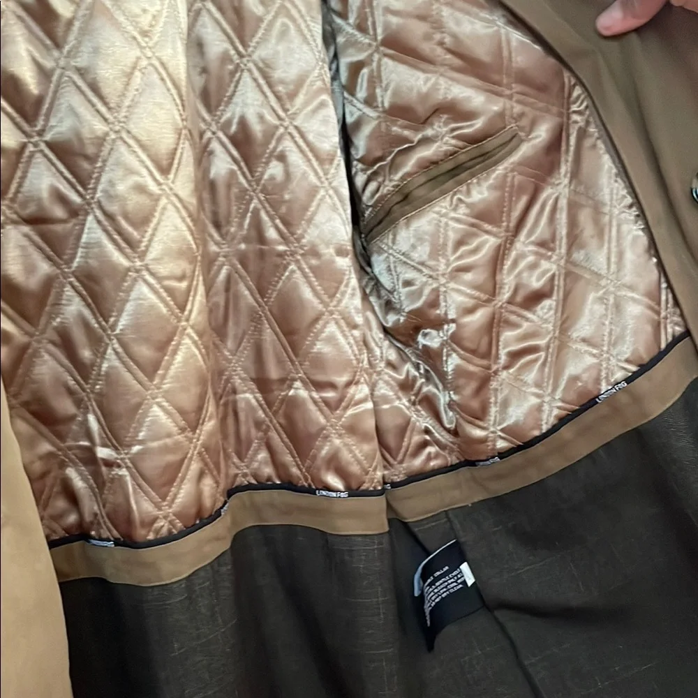 LONDON FOG Men's Tan Trench Coat